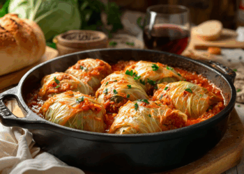 Hearty Serbian Stuffed Cabbage Rolls