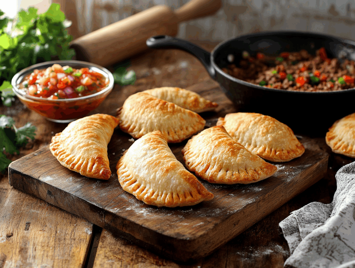 Tasty And Easy Biscuit Beef Empanadas