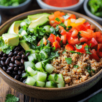 Hearty Chicken Burrito Bowl With Quinoa2