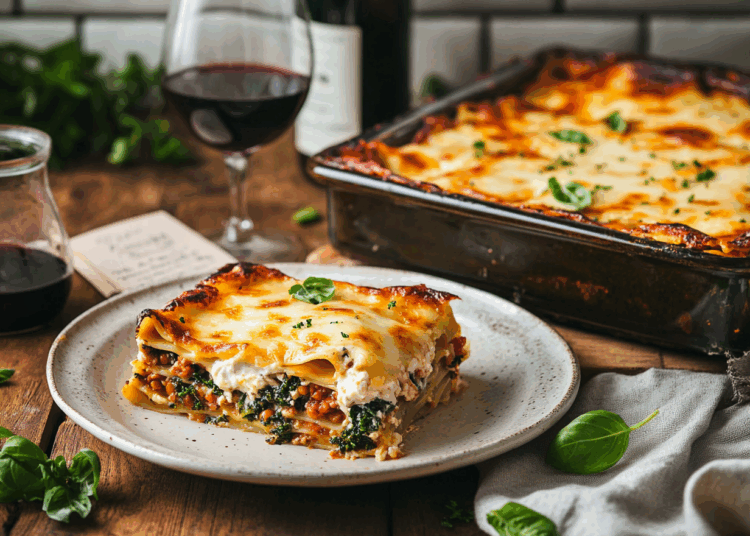 Creamy Chicken And Kale Lentil Lasagna 1 Creamy Chicken And Kale Lentil Lasagna