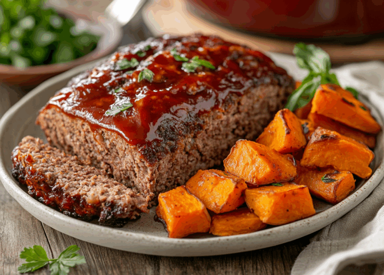 Filling Meatloaf With Sweet Potatoes