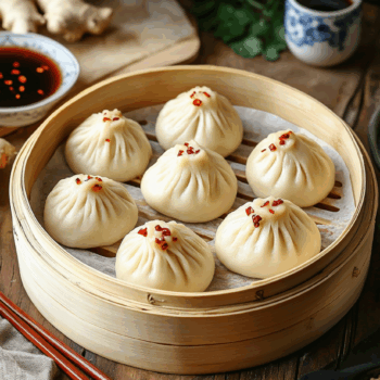 Delicious Steamed Kosher Veal Buns 2 Delicious Steamed Kosher Veal Buns