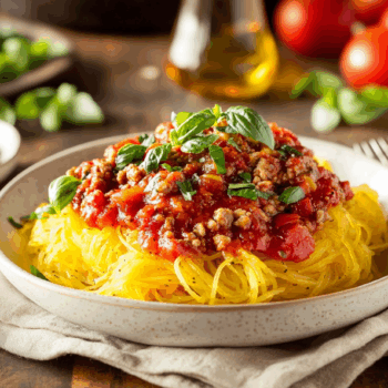 Hearty Spaghetti Squash Marinara
