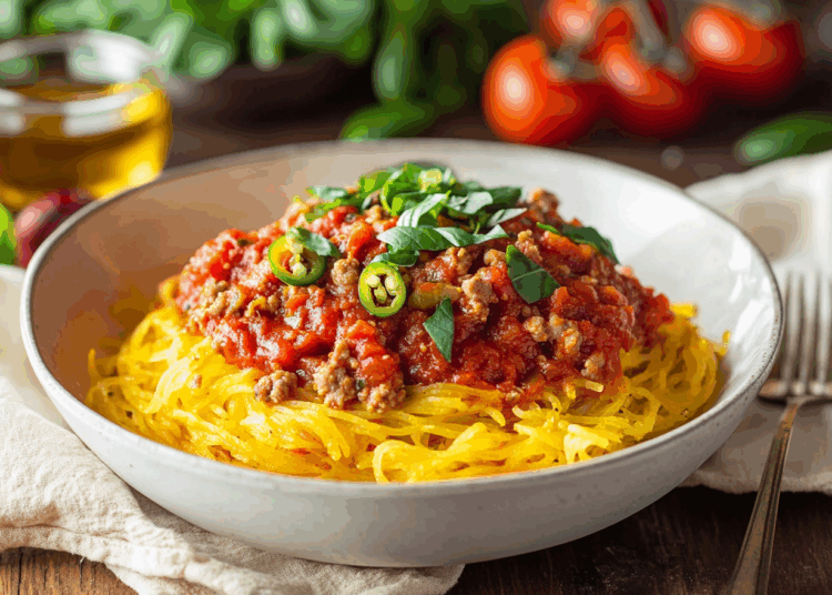 Hearty Spaghetti Squash Marinara