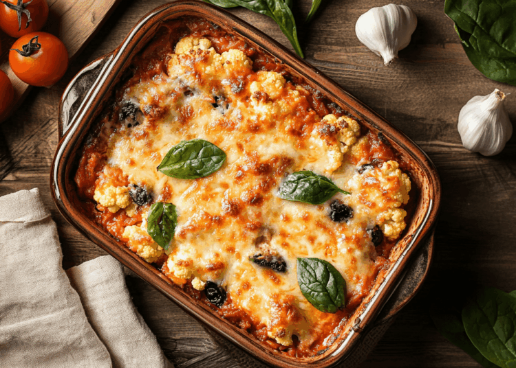 Filling Beef And Cauliflower Bake