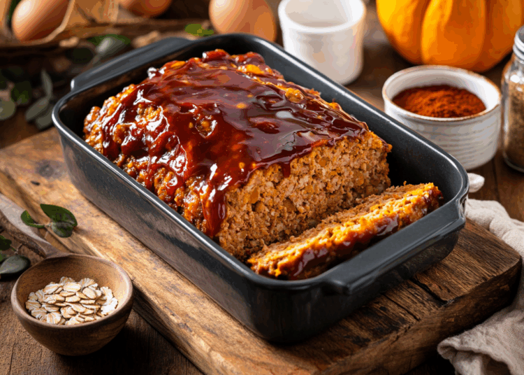 Delicious 4 Ingredient Pumpkin Turkey Meatloaf Recipe