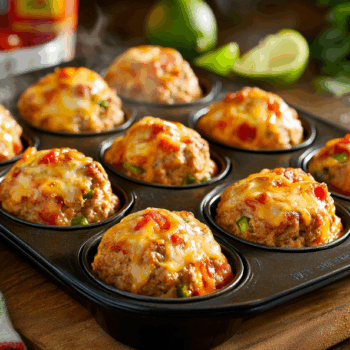 Easy Mexican Mini Turkey Meatloaf Recipe