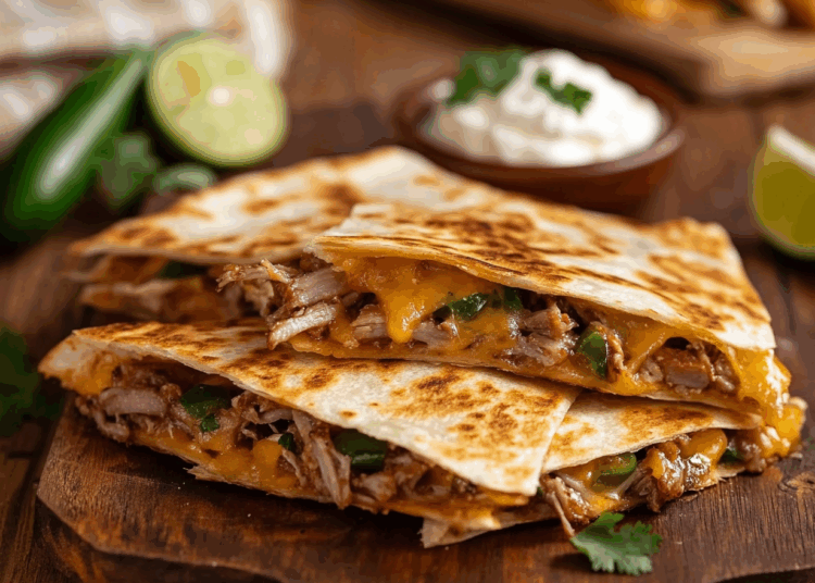 Crispy Quesadillas With Pork Carnitas Filling 1 Crispy Quesadillas With Pork Carnitas Filling