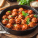Delicious Giant Meatballs With Tomato Sauce