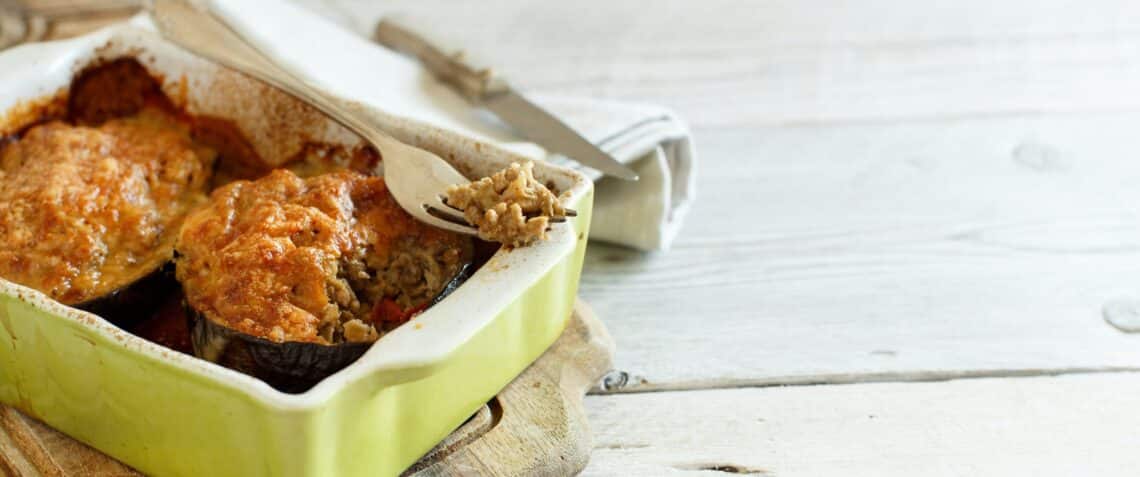 Szechuan Stuffed Eggplant