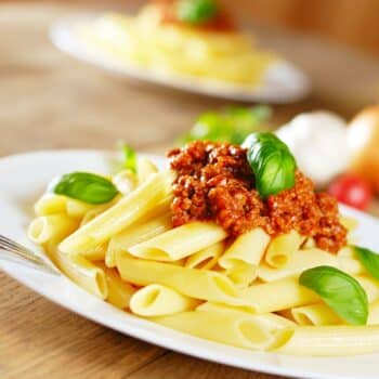Scrumptious Rigatoni Bolognese 2 Rigatoni Bolognese