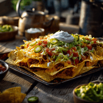 Cheesy Turkey Nachos 2 Cheesy Turkey Nachos2