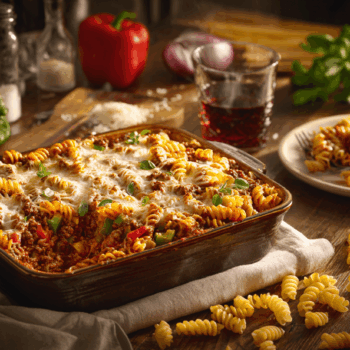 Healthy Beef And Veggie Pasta Bake2