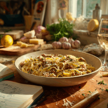 Lemony Pork Pasta2
