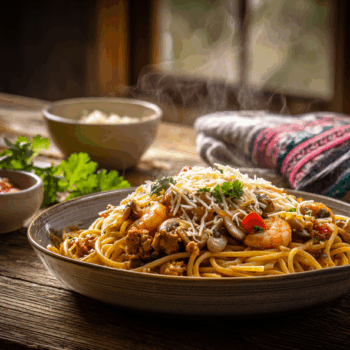 Delicious Chicken Taco Pasta 2 Delicious Chicken Taco Pasta2