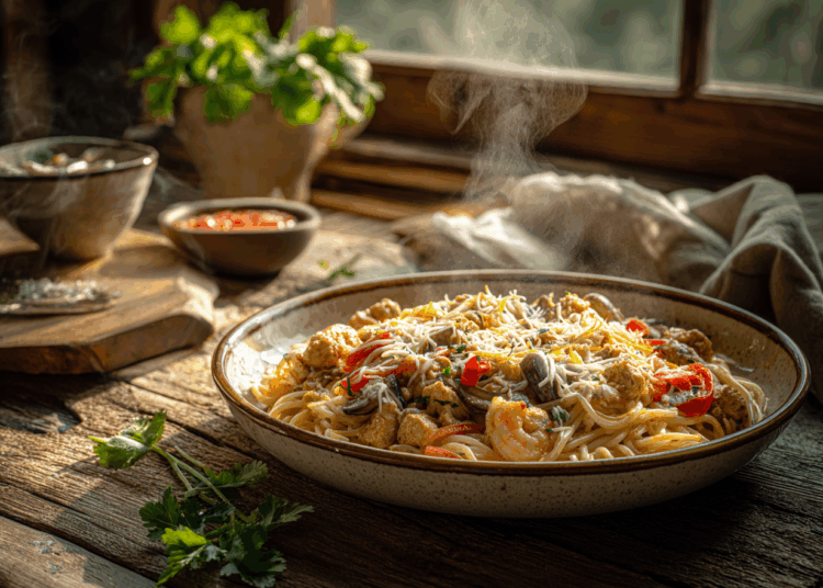 Delicious Chicken Taco Pasta 1 Delicious Chicken Taco Pasta