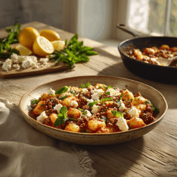 Creamy Lamb And Feta Gnocchi2