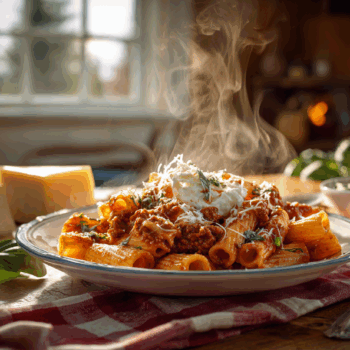 Scrumptious Rigatoni Bolognese2