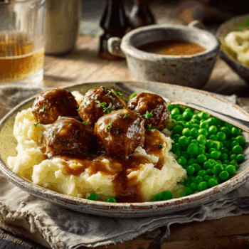 Comforting Salisbury Steak Meatballs2