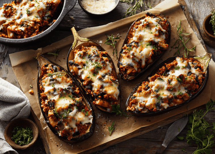 Easy Stuffed Eggplant Recipe