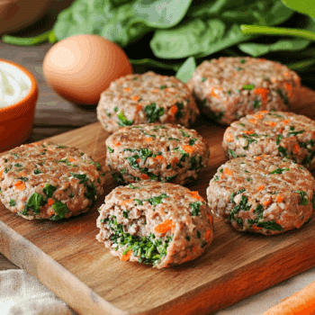 Mini Spinach Beef Burgers2