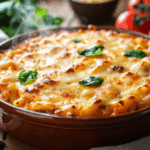 Cheesy Ground Chicken Pasta Bake2