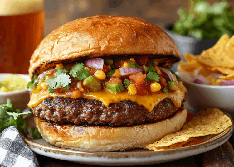 The Best Mexican Juicy Lucy Burger