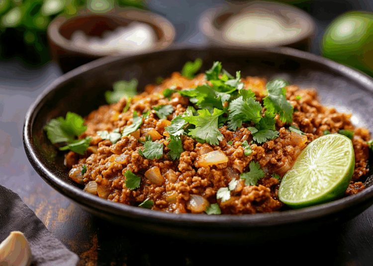 Appetizing Beef Mince And Onion With Lime And Curry 1 Appetizing Beef Mince And Onion With Lime And Curry