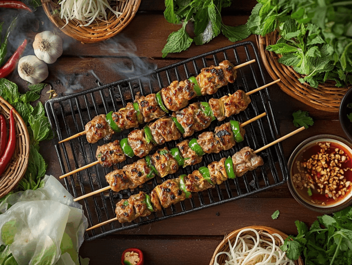 Amazing Grilled Pork Mince And Lemongrass 1 Amazing Grilled Pork Mince And Lemongrass