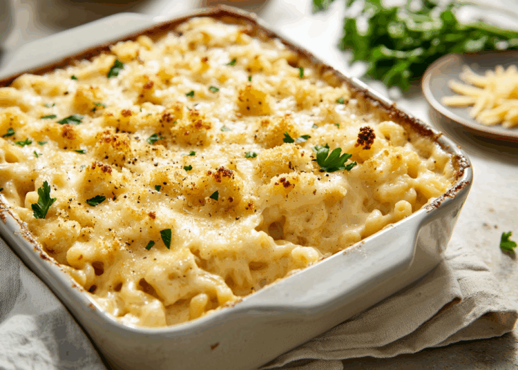 Enjoyable Roasted Cauliflower Baked Mac And Cheese