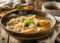 Homemade Chinese Pork Wonton Soup