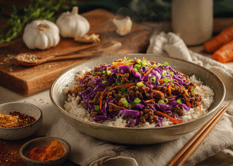 Comforting Ground Beef Stir Fry