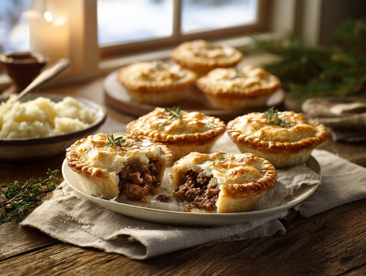 Lovely Tourtiere Tarts