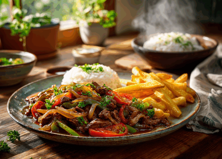Amazing Ground Beef Saltado