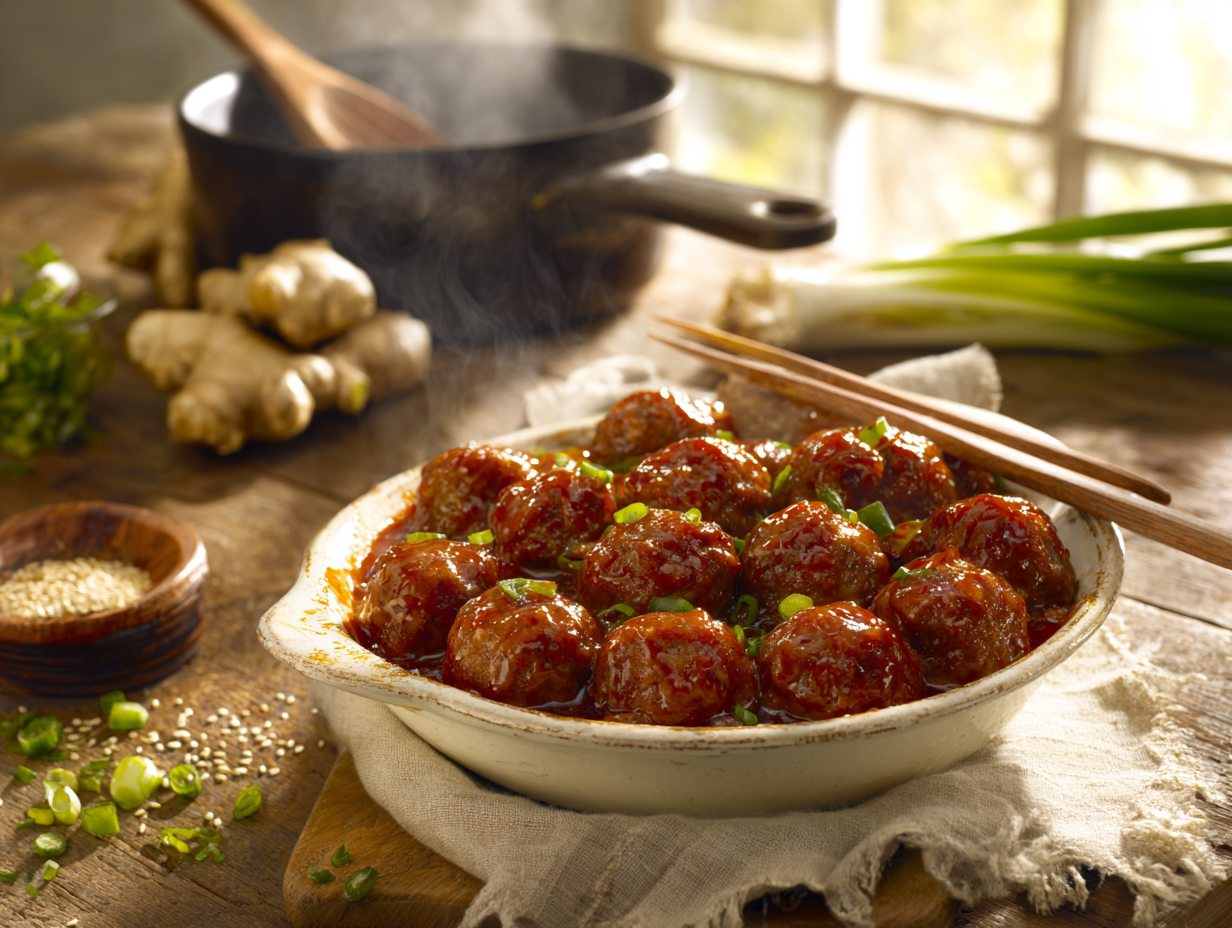 The Best Honey Sriracha Meatballs