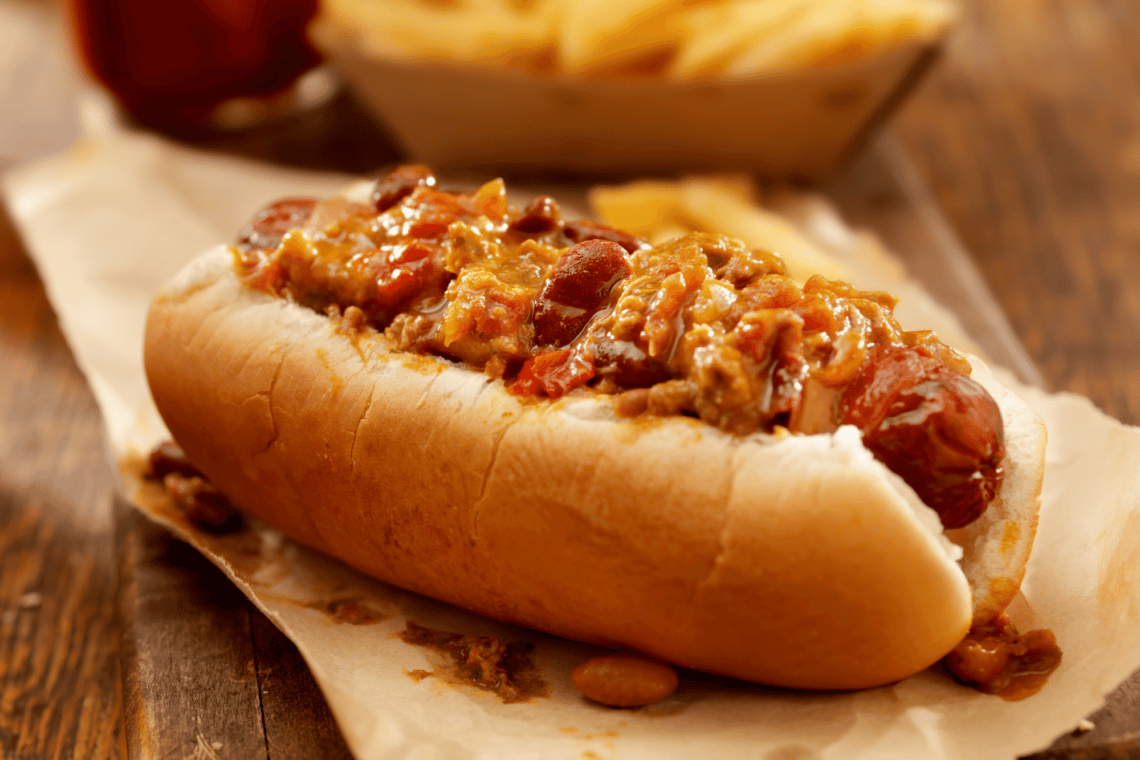 Beef Chili Dog
