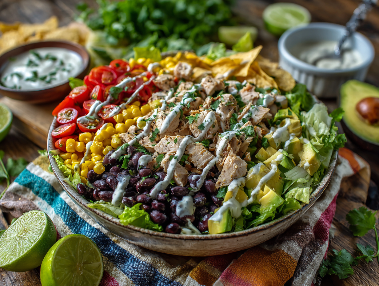 Healthy Chicken Taco Salad2