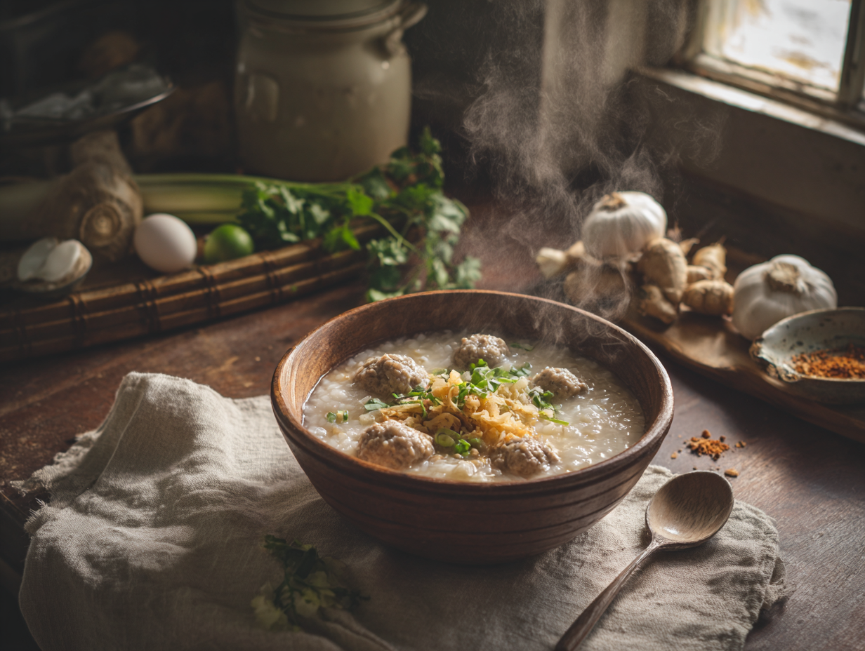 Satisfying Pork Rice Porridge