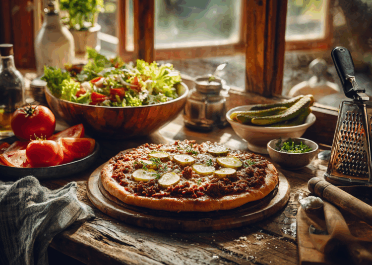 Healthy Grain-Free Meat Pizza