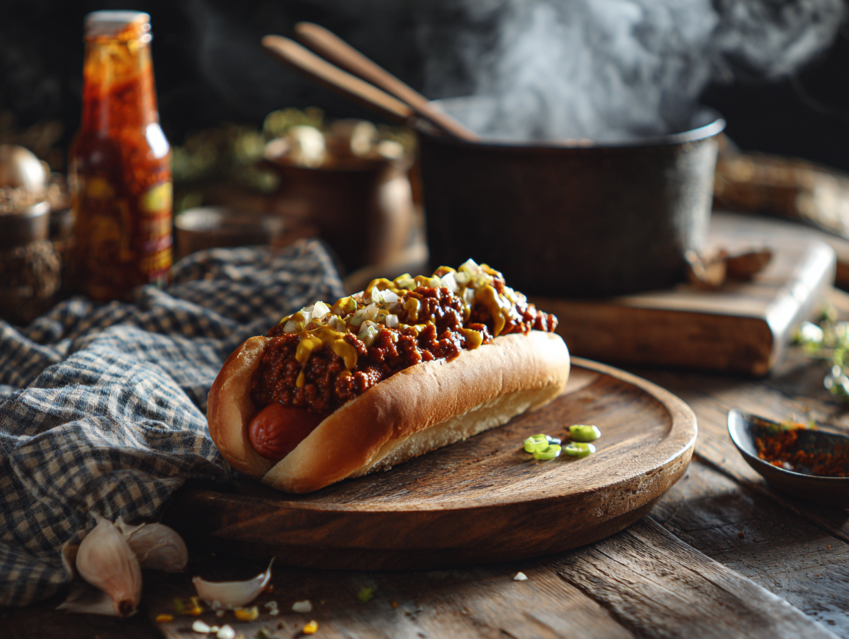 Special Beef Chili Dog