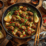 Juicy Braised Meatballs With Szechuan Sauce2