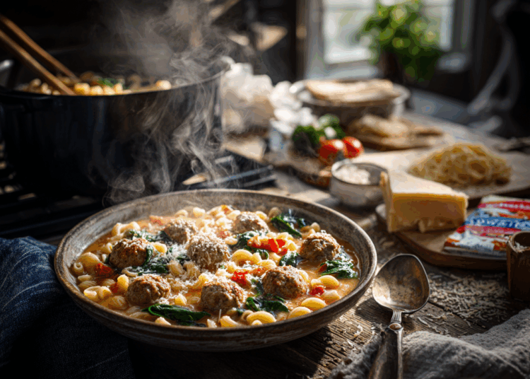 Little Turkey Meatball Soup