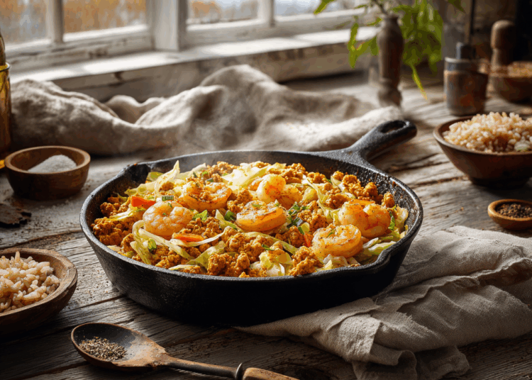 Spicy Ground Turkey And Veggie Skillet 1 Spicy Ground Turkey And Veggie Skillet