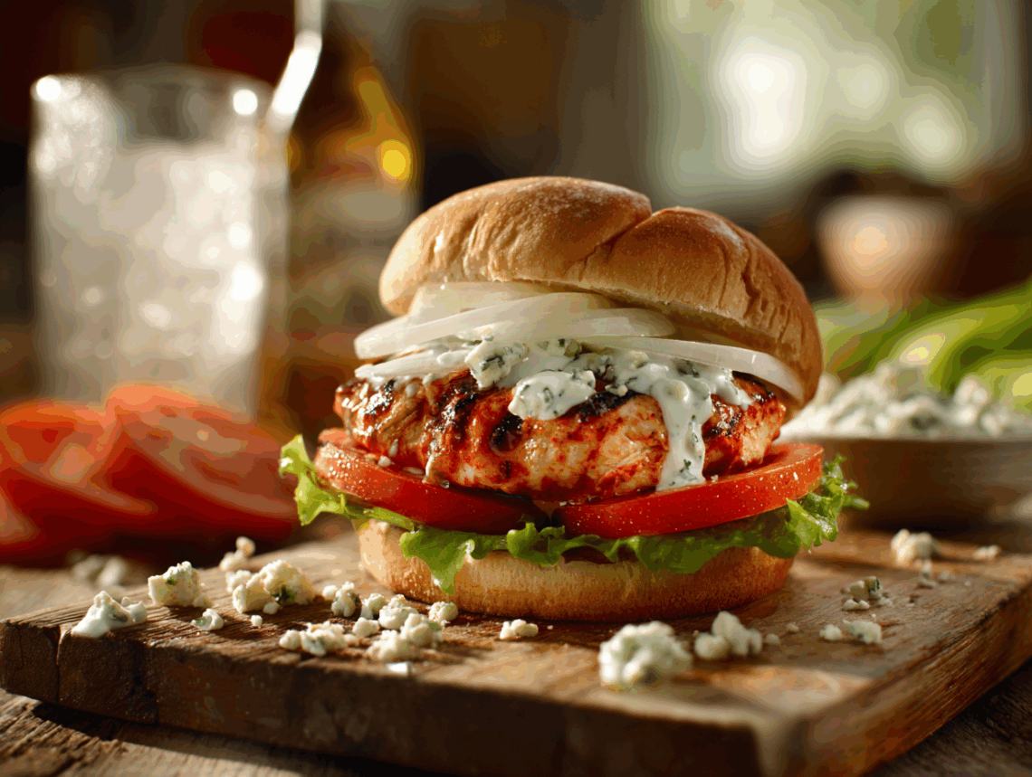 The Best Buffalo Chicken Burgers 1 The Best Buffalo Chicken Burgers