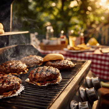 Easy Mushroom Stuffed Burgers