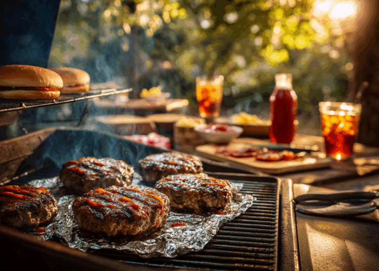 Easy Mushroom Stuffed Burgers