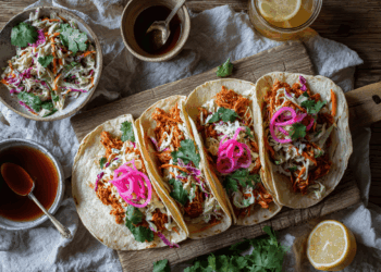 Flavourful Ketjap Chicken Tacos