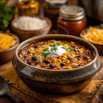 Easy Turkey Taco Soup