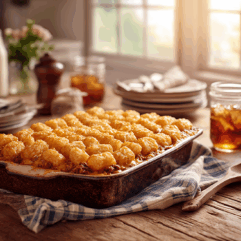 Appetizing Sloppy Joe Tater Tot Casserole