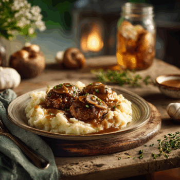 Easy Salisbury Steak And Mashed Potatoes